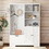 W1307S00033 Soft White+Particle Board+MDF