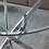 Contemporary Round Clear Dining Tempered Glass Table with Silver Finish Stainless Steel Legs W1311111911