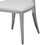 Leatherette Dining Chair Set of 2, Oval Backrest Design and Stainless Steel Legs W1311132142