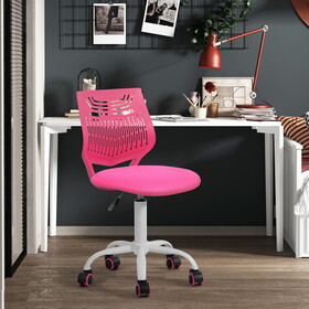 Plastic Task Chair/ Office Chair - Pink