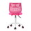 Plastic Task Chair/ Office Chair - Pink W1314127873