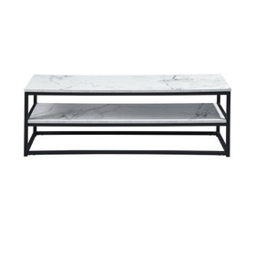 47.2 inch White Marble Pattern TV STAND with Storage W131454640