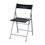 6pcs Plastic Folding Chairs Comfortable Event Chairs Modern Party Chairs Lightweight Durable Foldable Chair for Home Office Outdoor Indoor, Black W1314P166475