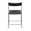 6pcs Plastic Folding Chairs Comfortable Event Chairs Modern Party Chairs Lightweight Durable Foldable Chair for Home Office Outdoor Indoor, Black W1314P166475