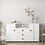 Sideboard Buffet Cabinet with Storage, Modern Kitchen Buffet Storage Cabinet with Drawer and Doors, 47" Large Coffee Bar with Adjustable Shelves for Kitchen W1321135101