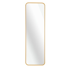 Gold 47 x 14IN Door mirror