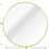 Black 42 inch Metal Round Bathroom Mirror W1327137964