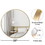 Circle Mirror 20 inch, Gold Round Wall Mirror Suitable for Bedroom, Vanity, Living Room, Bathroom, Entryway Wall Decor and More, Brushed Aluminum Frame Circle Mirrors for Wall W132768316
