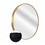 Circle Mirror 30 inch, Gold Round Wall Mirror Suitable for Bedroom, Living Room, Bathroom, Entryway Wall Decor and More, Brushed Aluminum Frame Large Circle Mirrors for Wall W132768322