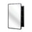 Black 20x30 inch Metal Framed Wall mount or Recessed Mirror Cabinet