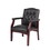 Leather Reception Guest Chairs w/Padded Seat and Arms Ergonomic Mid-Back Office Executive Side Chair for Meeting Waiting Room Conference Office Guest Chairs,Black W133356881