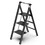 3 Step Ladder, Retractable Handgrip Folding Step Stool with Anti-Slip Wide Pedal, Aluminum Stool Ladders 3 Steps, 300lbs Safety Household Ladder W134355905