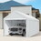 Carport, 10X20 Heavy Duty Portable Carport Garage Tent for Outdoor Storage Shelter white