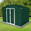 Metal garden sheds 6ftx8ft outdoor storage sheds Green+White W1350S00009