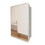 24x32 inch White Metal Framed Wall mount or Recessed Bathroom Medicine Cabinet with Mirror W1355127162