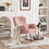 W1361120553 Pink+faux fur+Primary Living Space+Sponge+Modern