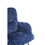 Rocking Chair Nursery, Solid Wood Legs Reading Chair with Lazy plush Upholstered and Waist Pillow, Nap Armchair for Living Rooms, Bedrooms, Offices,Blue W1361120554