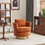 W1361131371 Orange+Velvet+Primary Living Space+Modern