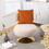 Beige + Velvet + Foam + American Design + Primary Living Space