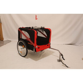 Outdoor Heavy Duty Foldable Utility Pet Stroller Dog Carriers Bicycle Trailer W1364138519