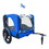 Blue 16 inch air wheel Pet Bike Trailer for Dogs Foldable Bicycle Pet Trailer W136456109