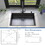 30 inch Topmount Gunmetal Black 18 Gauge Single Bowl Kitchen Sink W1386138333
