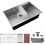 32x19 inch Kitchen Sink Stainless Steel Single Blow Workstation Underment Kitchen Sink 18 Gauge W138657609