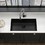 32x19 inch Undermount Kitchen Sink 16 Gauge Stainless Steel Single Bowl Kitchen Sink Gunmetal Black W138658694