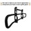 Black lron Integrated Deer Guard for Freightliner Cascadia 2008-2017 with brackets W1387S00050