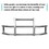 Stainless Steel Deer Guard Bumper for Volvo VN/VNL 2004-2017 with brackets W1387S00058