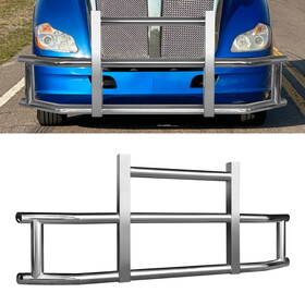 Stainless Steel Deer Guard Bumper for Kenworth T680 2008-2021 with brackets W1387S00060