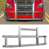 Stainless Steel Deer Guard Bumper for Freightliner Cascadia 2018-2022 with bracketsX3 W1387S00072