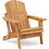 W1390124958 Light Brown+Solid Wood+Wood+Wooden Outdoor Folding Adirondack Chair Set of 2