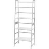 Bookshelf, Ladder Shelf, 4 Tier Tall Bookcase, Modern Open Book Case for Bedroom, Living Room, Office (White) W139471439