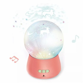 Music Projection Night Light, 360 Degree Rotating Music Projection Night Light is a Good Helper to Soothe Your Baby to Sleep, Red W140162224