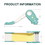 Toddler Slide Climber Set for Indoor Outdoor 3 Steps Freestanding Slide, Suitable Age1-5 Years Old Children Easy Set Up Baby Playset W140164634