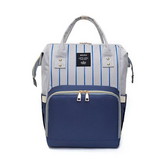 Stylish Stroller Straps Mummy Diaper Bag, Large Capacity Maternity Nappy Bag Multifunctional Diaper Backpack Blue W140170919