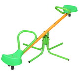 360 Degree Rotation Outdoor Kids Spinning Seesaw Sit and Spin Teeter Totter Outdoor Playground Equipment Swivel Teeter Totter for Backyard W1408104223