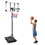 Portable Basketball Goal System with Stable Base and Wheels, use for Indoor Outdoor teenagers youth height adjustable 5.6 to 7ft Basketball Hoop 28 inch Backboard W1408109661