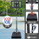 Teenagers Portable Basketball Hoop Height Adjustable basketball hoop stand 7.5ft - 10ft with 44 inch Backboard and Wheels for Adults Teens W1408109840