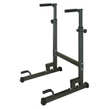 Power Tower Dip Station with Bench Pull Up Bar Stand Adjustable Height Heavy Duty Multi-Function Fitness Training Equipment W1408123527