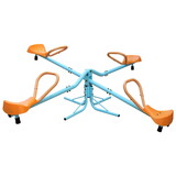 Outdoor Kids Spinning Seesaw Sit and Spin Teeter Totter Outdoor Playground Equipment Swivel Teeter Totter for Backyard W1408126157