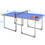 6ft Mid-Size Table Tennis Table Foldable & Portable Ping Pong Table Set for Indoor & Outdoor Games with Net, 2 Table Tennis Paddles and 3 Balls W1408127481