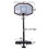 Basketball Hoop System Height Adjustable Basketball Stand for Teens Adults Indoor Outdoor w/Wheels, 43 inch Backboard Teenagers Indoor Outdoor W140860507