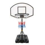 Portable Poolside Basketball Hoop Swimming Pool 3.1ft to 4.7ft Height-Adjustable Basketball System Goal Stand for Kids W140883016
