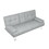 Light Grey Foldable Sofa Bed With Cup Holder W1410119410