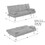 Foldable Sofa Bed With Cup Holder W1410P162825