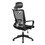 High Back Office Chair with fixed arms and headrest, Black, easy assemble chair W141169526