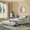 W1413S00036 Beige+Linen+Box Spring Not Required+Full+Wood