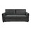 78 inch 3 in 1 Convertible Sleeper Sofa Bed, Modern Fabric Loveseat Futon Sofa Couch w/Pullout Bed, Small Love Seat Lounge Sofa w/Reclining Backrest, Furniture for Living Room, Dark Gray W1417131880